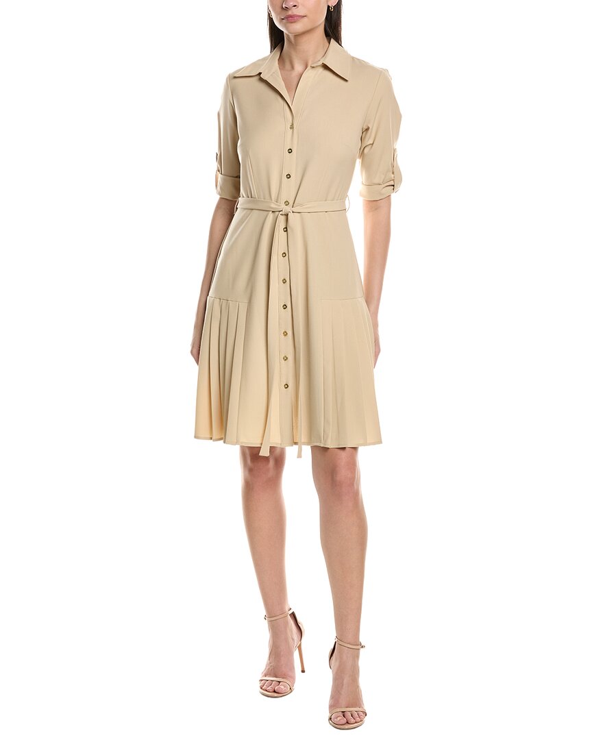 Sharagano Short Sleeve Shirtdress