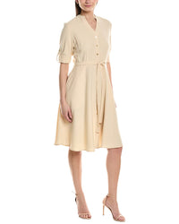 Sharagano Short Sleeve Shirtdress