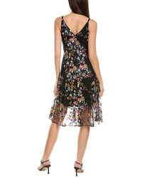 Sam Edelman Embroidered Sequin Midi Dress
