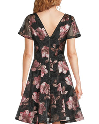 SHANI Shani Printed Mini Dress