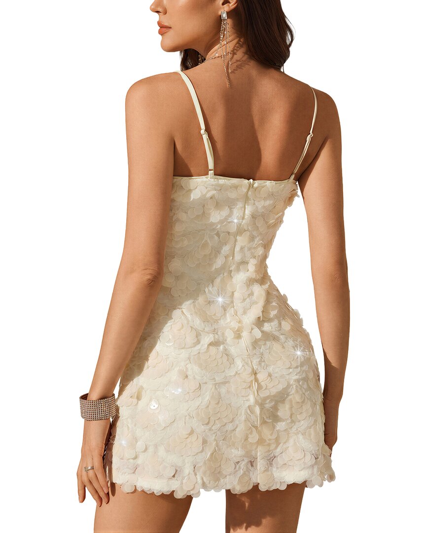 amina mini dress Amina Glam Embellished Mini Dress