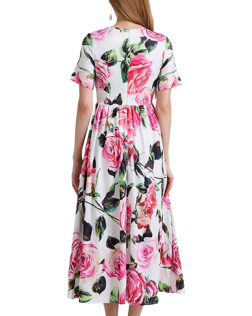 ELAINE Elaine Printed Midi Dress