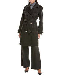 CeCe Cece Studs Trench Coat