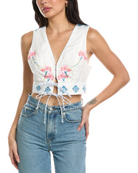 Allison Embroidered Genevieve Vest
