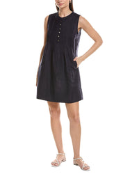 Jl Luxe Sleeveless Linen-Blend Mini Dress