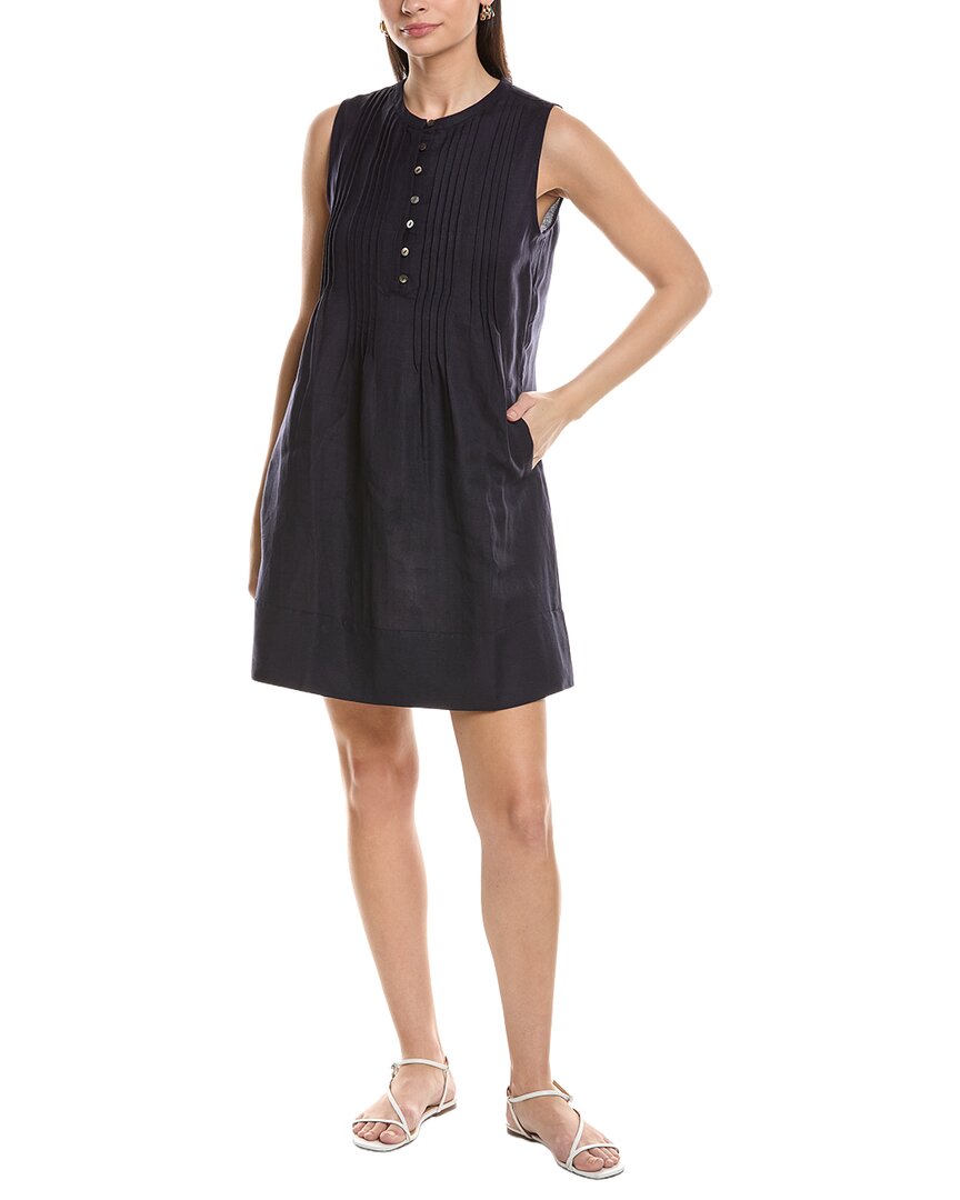 Jl Luxe Sleeveless Linen-Blend Mini Dress