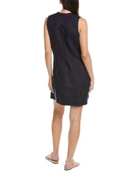 Jl Luxe Sleeveless Linen-Blend Mini Dress