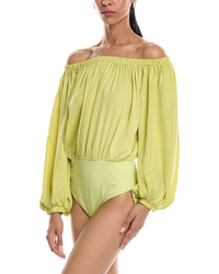 Susana Monaco Matte Satin Bodysuit