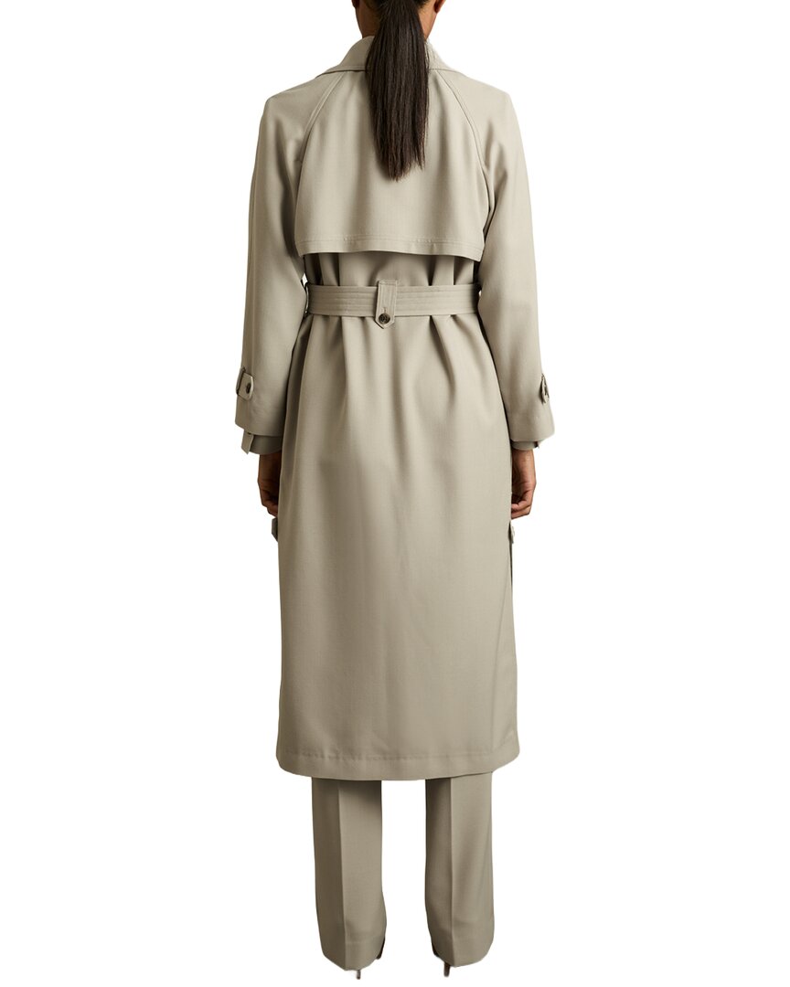 Reiss Maddox Wool-Blend Trench