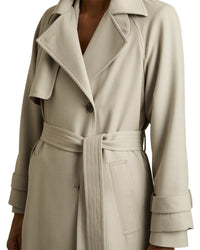 Reiss Maddox Wool-Blend Trench