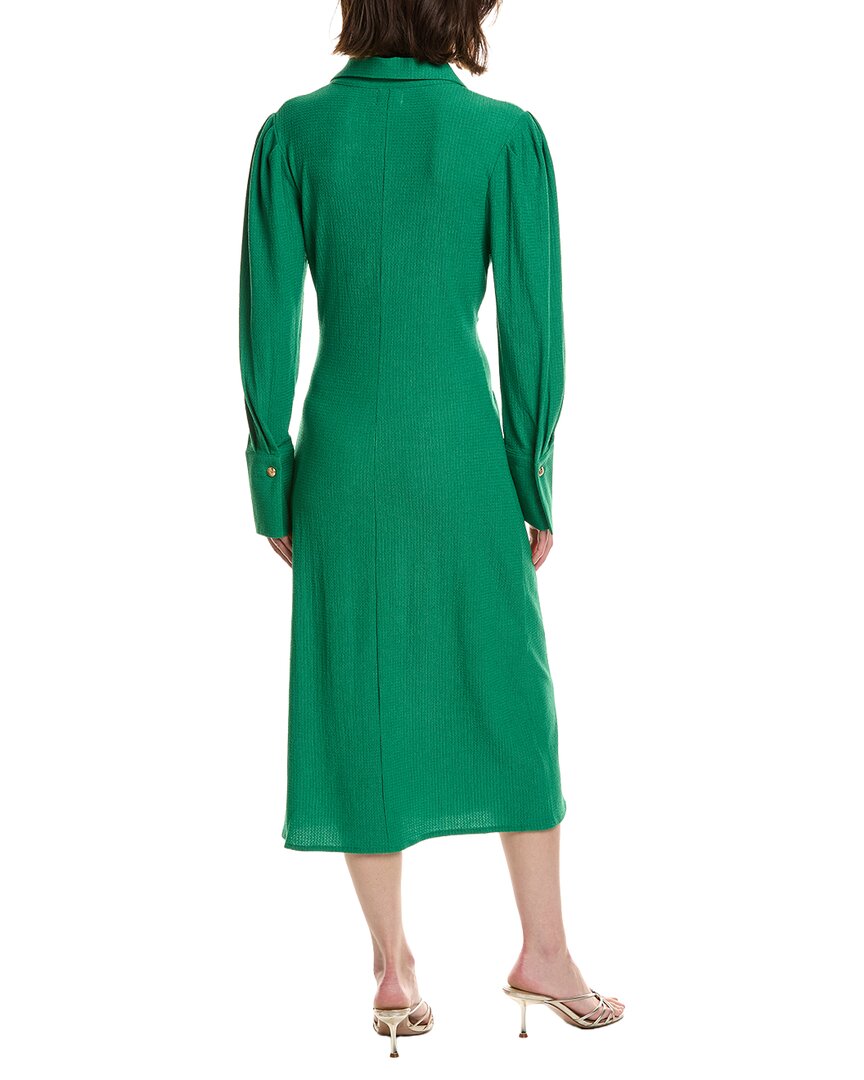 Pascale La Mode Button Front Puff Sleeve Dress
