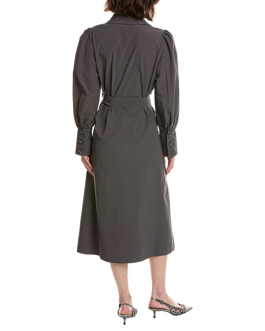 Pascale La Mode Pascale La Mode Flap Pocket Belted Shirtdress