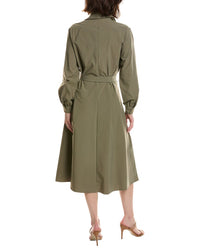 Pascale La Mode Pascale La Mode Flap Pocket Raglan Sleeve Shirtdress