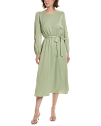 Pascale La Mode Pascale La Mode Sleeve Keyhole Back Belted Midi Dress
