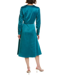 Pascale La Mode Pascale La Mode V-Neck Midi Dress