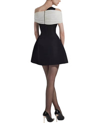 Amanda Royal Off-The-Shoulder Mini Dress