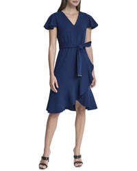 Dkny Faux Wrap Dress
