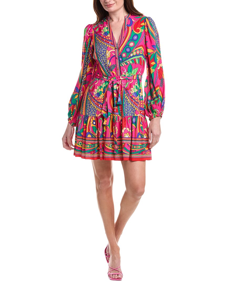 Adrianna Papell Belted Balloon Sleeve Shirtdress