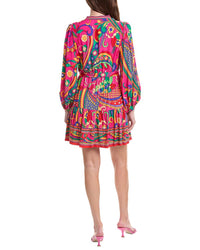 Adrianna Papell Belted Balloon Sleeve Shirtdress