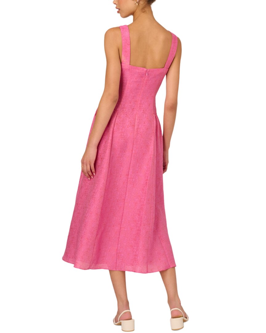 Adrianna Papell Jacquard Midi Dress