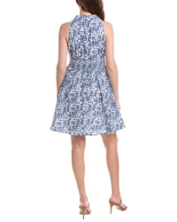 Adrianna Papell Floral Burnout Mini Dress