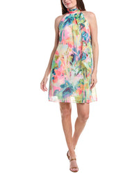 Adrianna Papell Halter Mini Dress