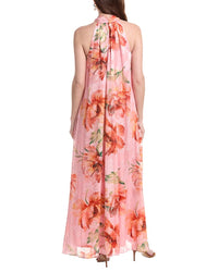 Adrianna Papell Halter Trapeze Gown