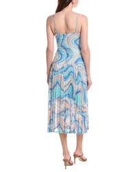 Adrianna Papell Mesh Midi Dress