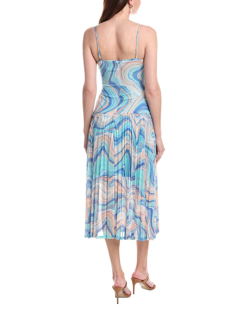Adrianna Papell Mesh Midi Dress