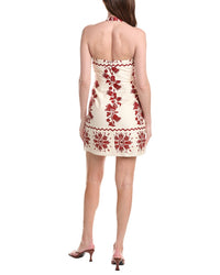 Adrianna Papell Halter Sheath Short Dress