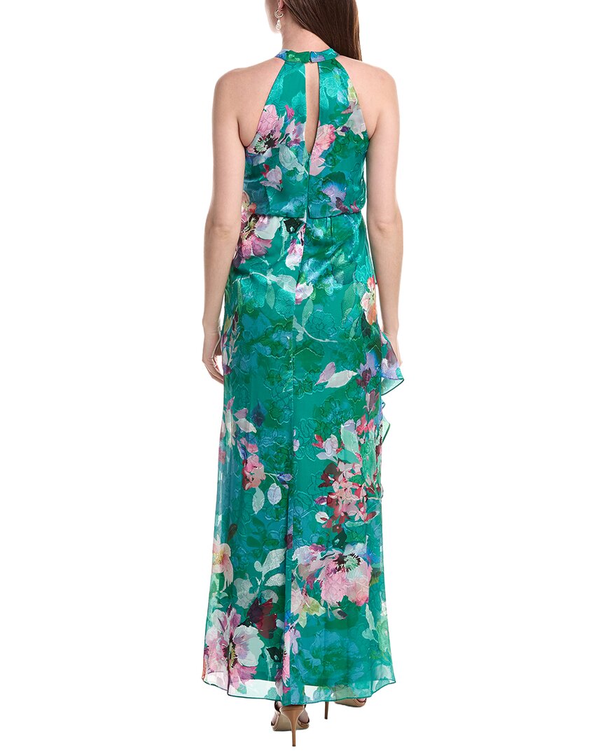 Adrianna Papell Printed Mermaid Gown