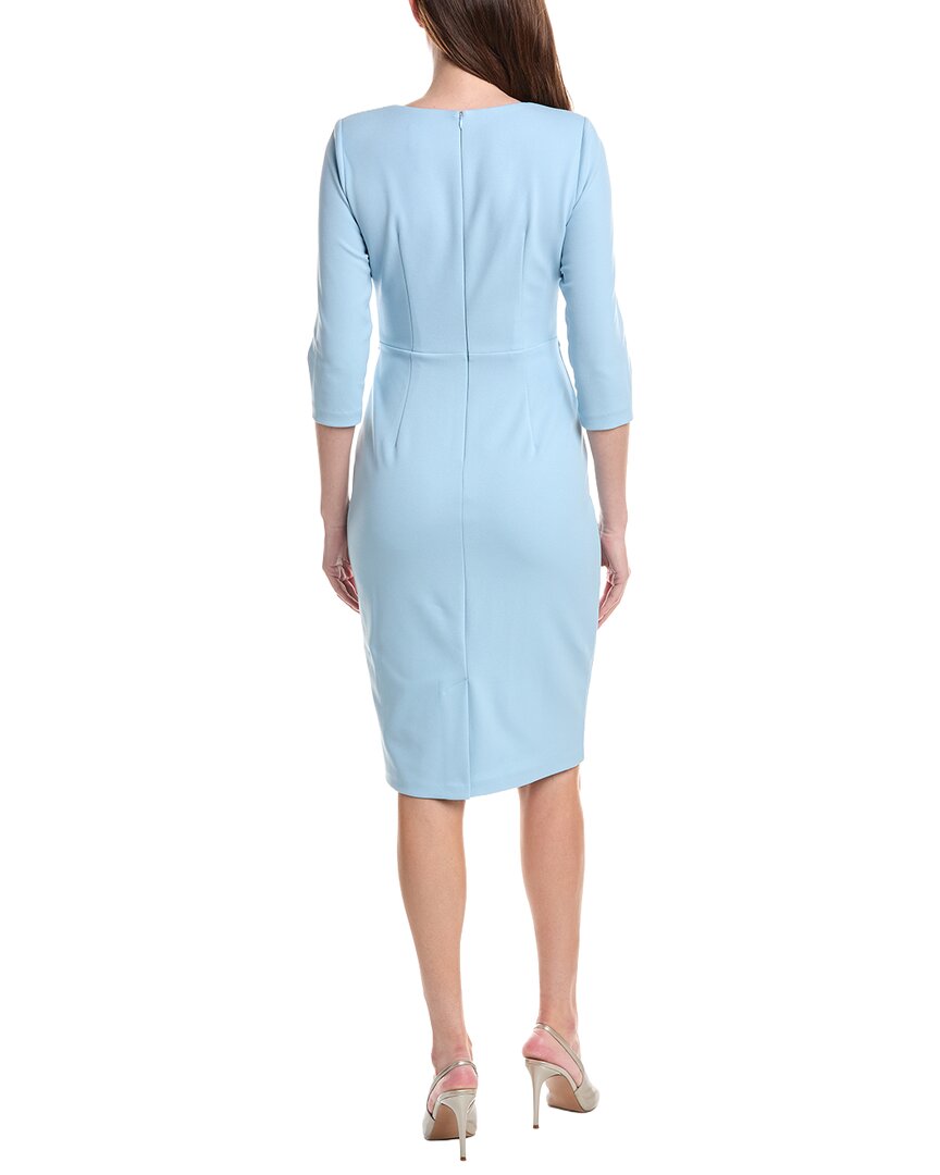 Adrianna Papell Crepe Tie Waist Sheath Dress