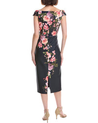 Eliza J Sleeveless Printed Midi Dress