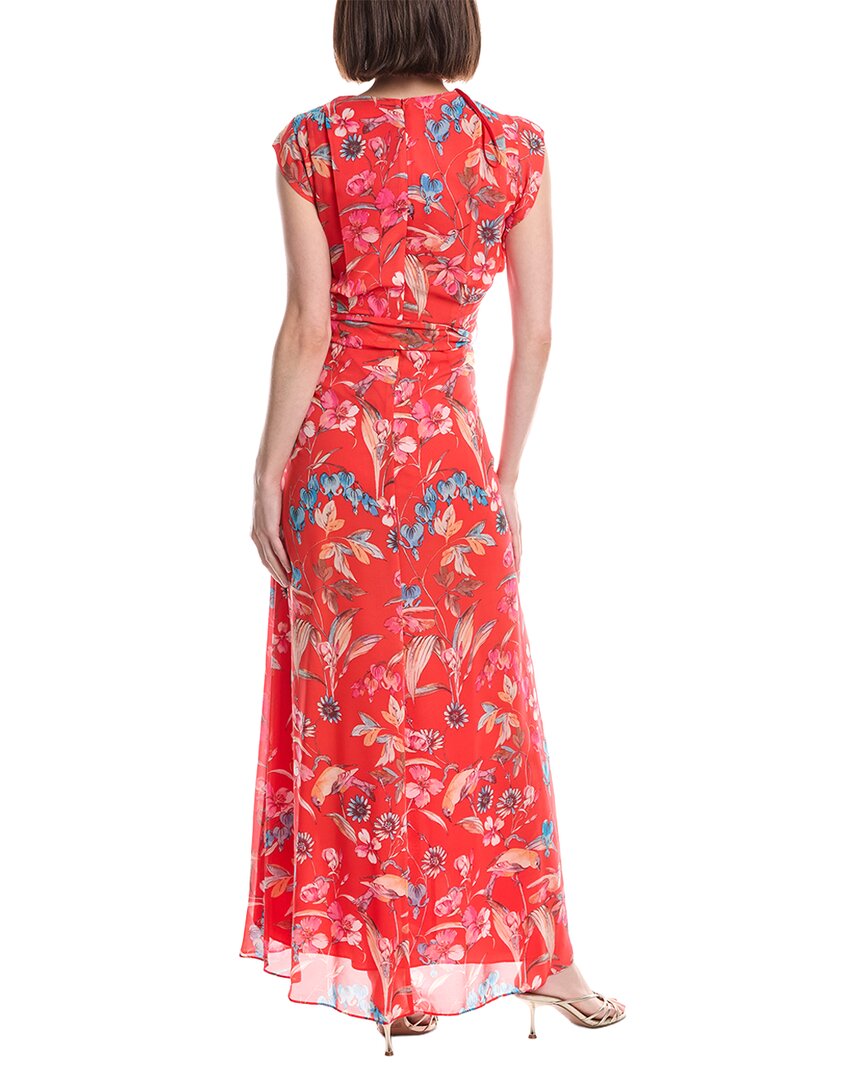 Eliza J Sleeveless Printed Midi Dress