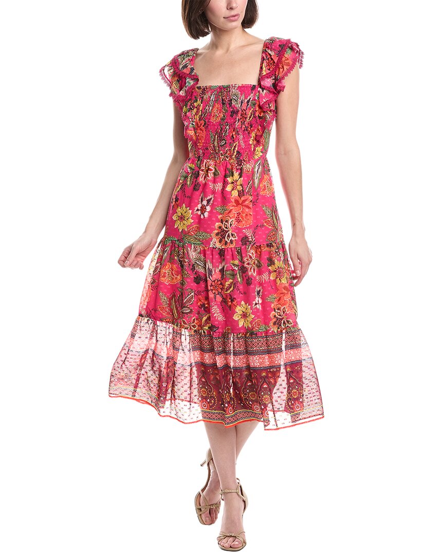 Eliza J Sleeveless Printed Maxi Dress