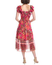 Eliza J Sleeveless Printed Maxi Dress