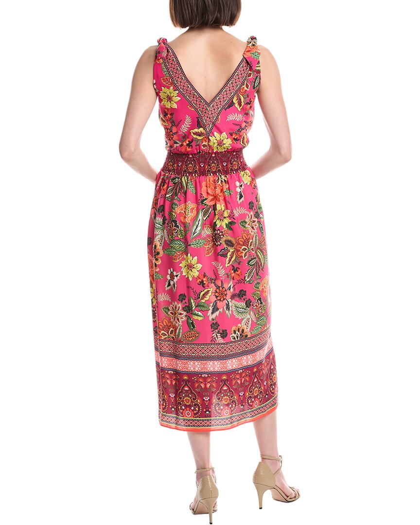 Eliza J Sleeveless Printed Midi Dress