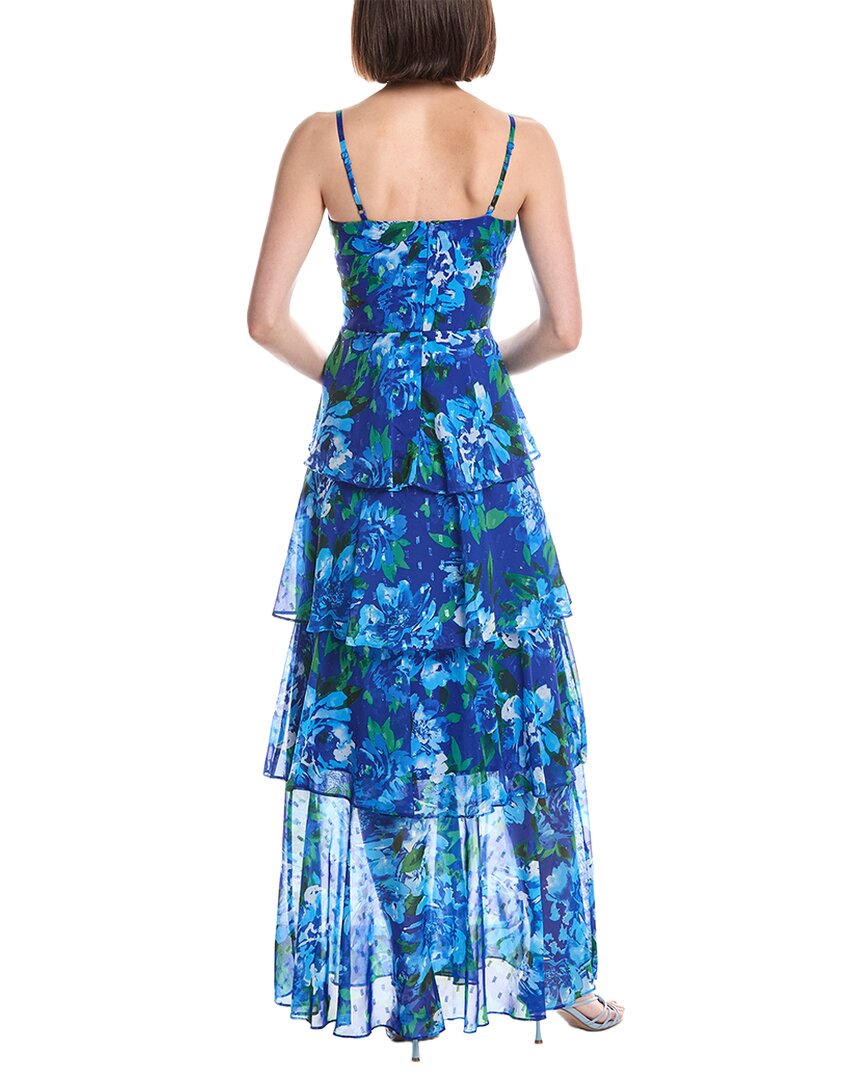 Eliza J Sleeveless Printed Maxi Dress