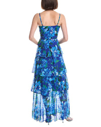 Eliza J Sleeveless Printed Maxi Dress