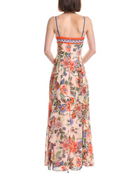 Eliza J Sleeveless Printed Midi Dress