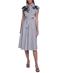 Halston Sleeveless Shirt Dress