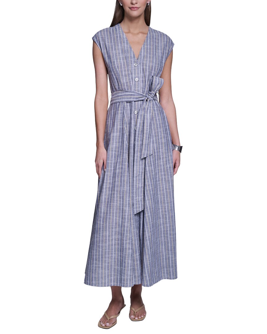 Halston Sleeveless Midi Dress