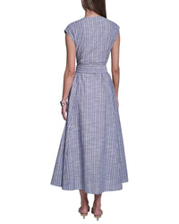 Halston Sleeveless Midi Dress