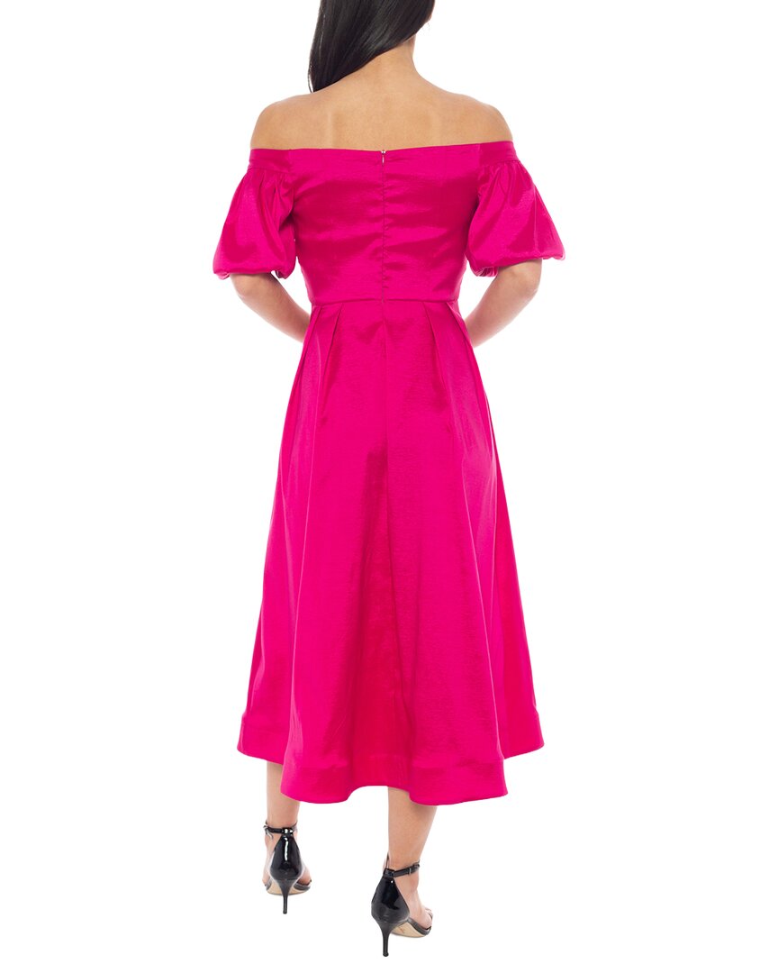 Marina Puff Sleeves Midi Dress