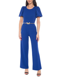 Marina Marina Bubble-Sleeve Jumpsuit