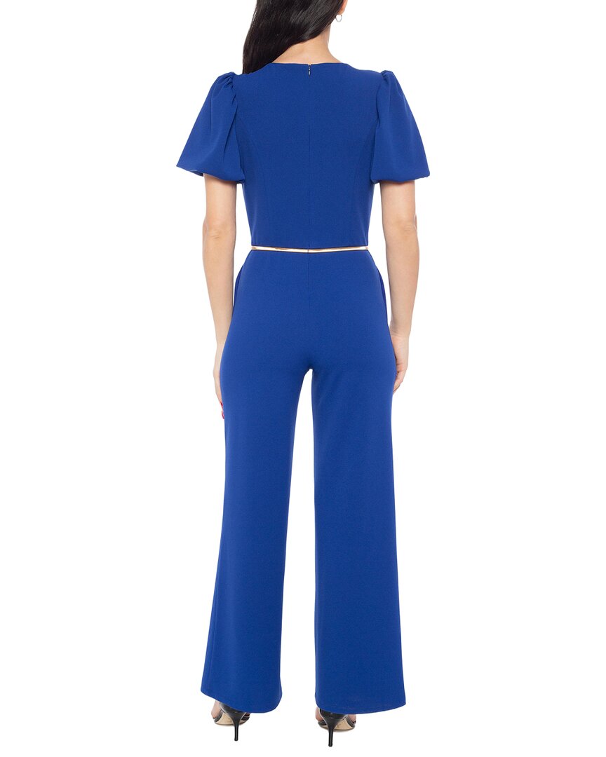 Marina Marina Bubble-Sleeve Jumpsuit
