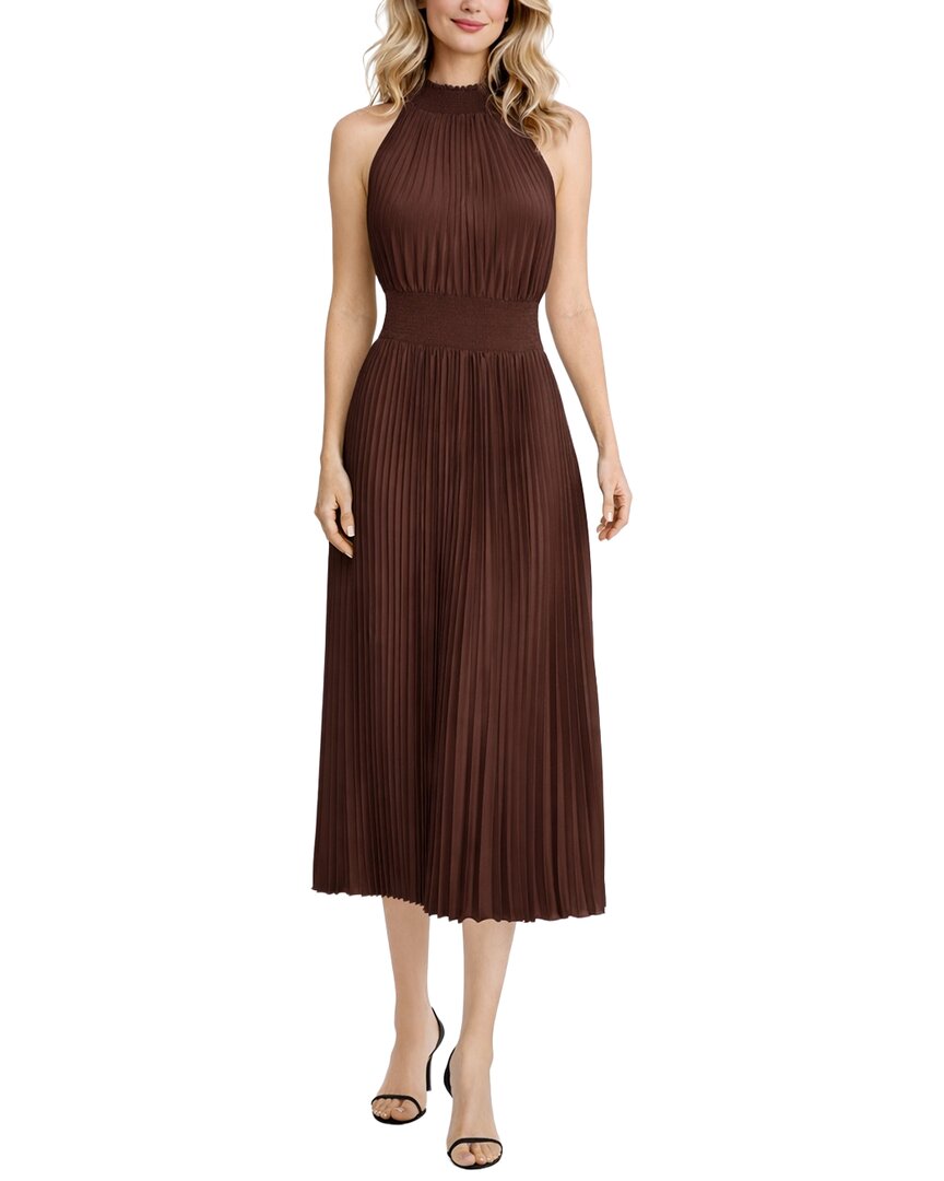 Marina Marina Pleated Midi Dress