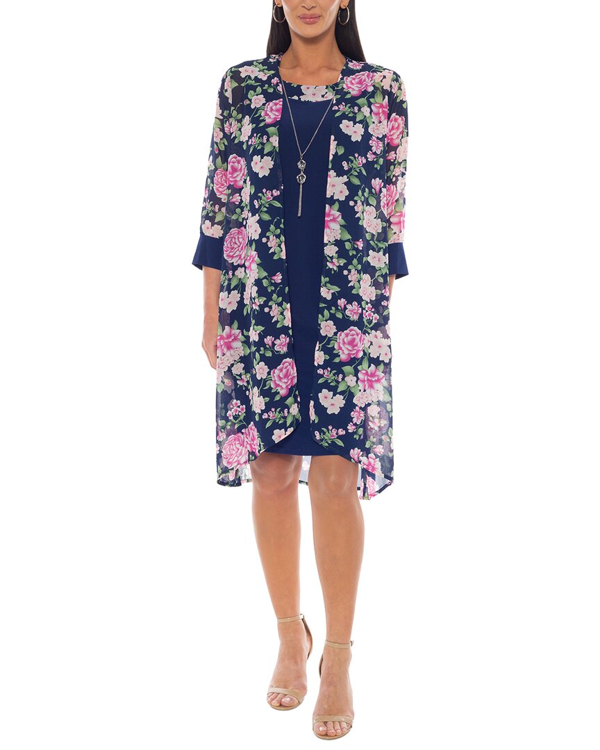 Marina Marina Printed Mini Dress