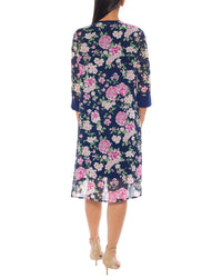Marina Marina Printed Mini Dress