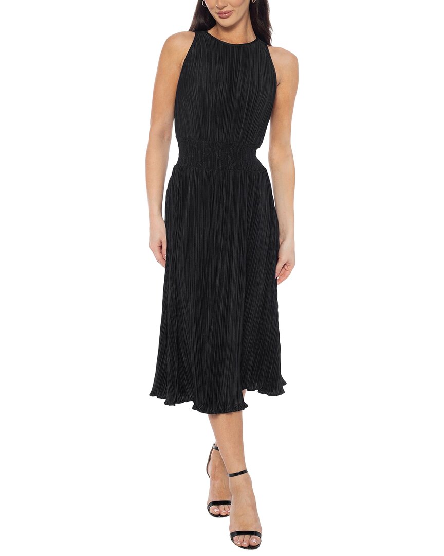 Marina Marina Smocked Waist Midi Dress